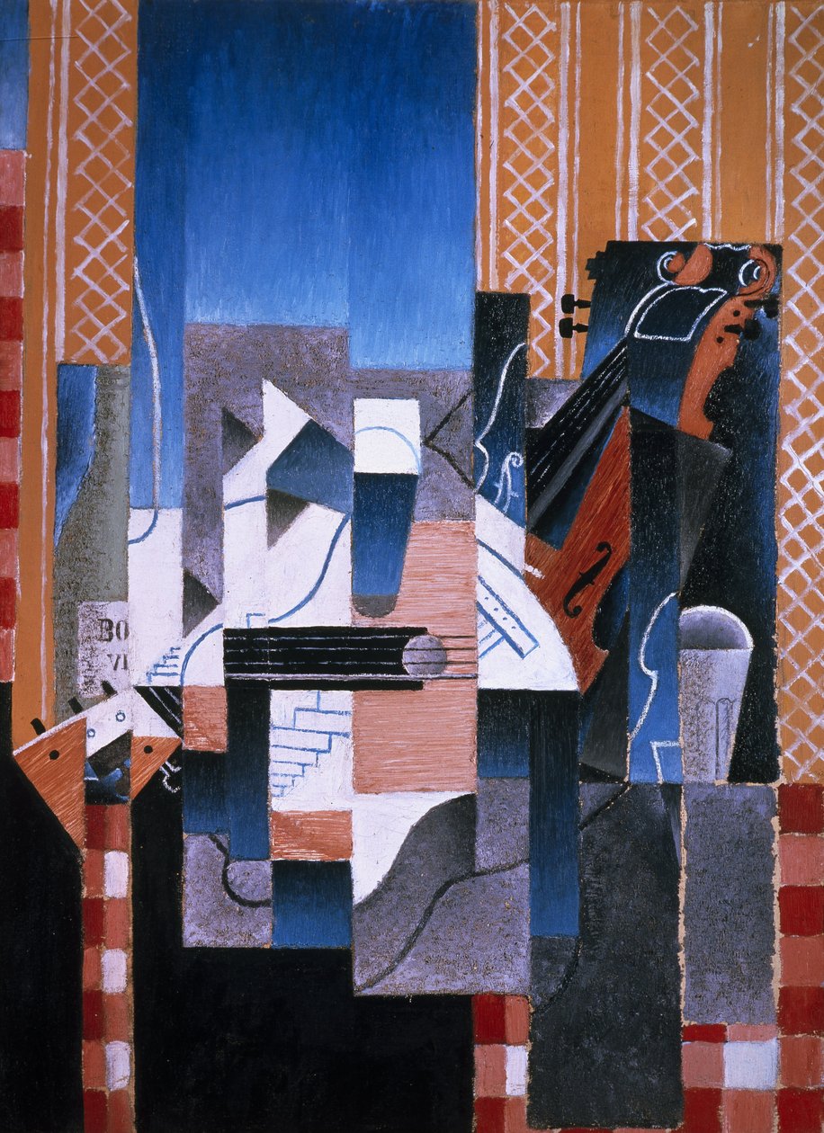 Viulu ja kitara tekijältä Juan Gris
