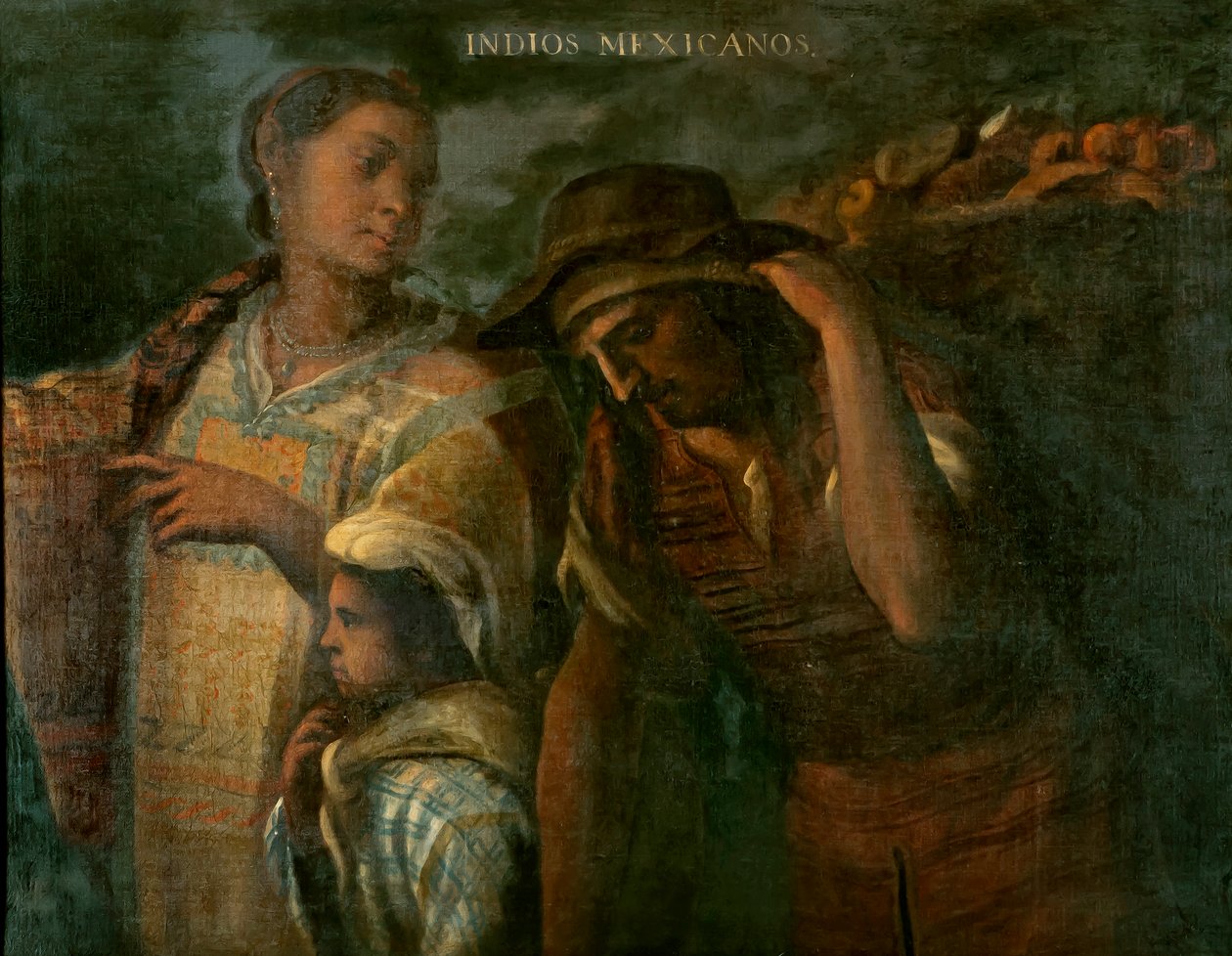 Meksikon intiaanit, n. 1715 tekijältä Juan Rodríguez Juárez