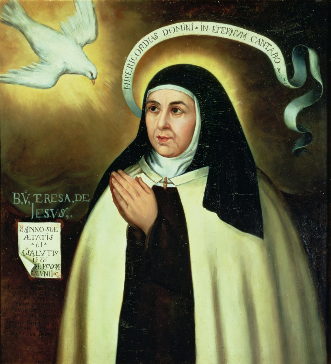 Pyhä Teresa Avilalainen (1515-82) 1570 tekijältä Juan de la Miseria