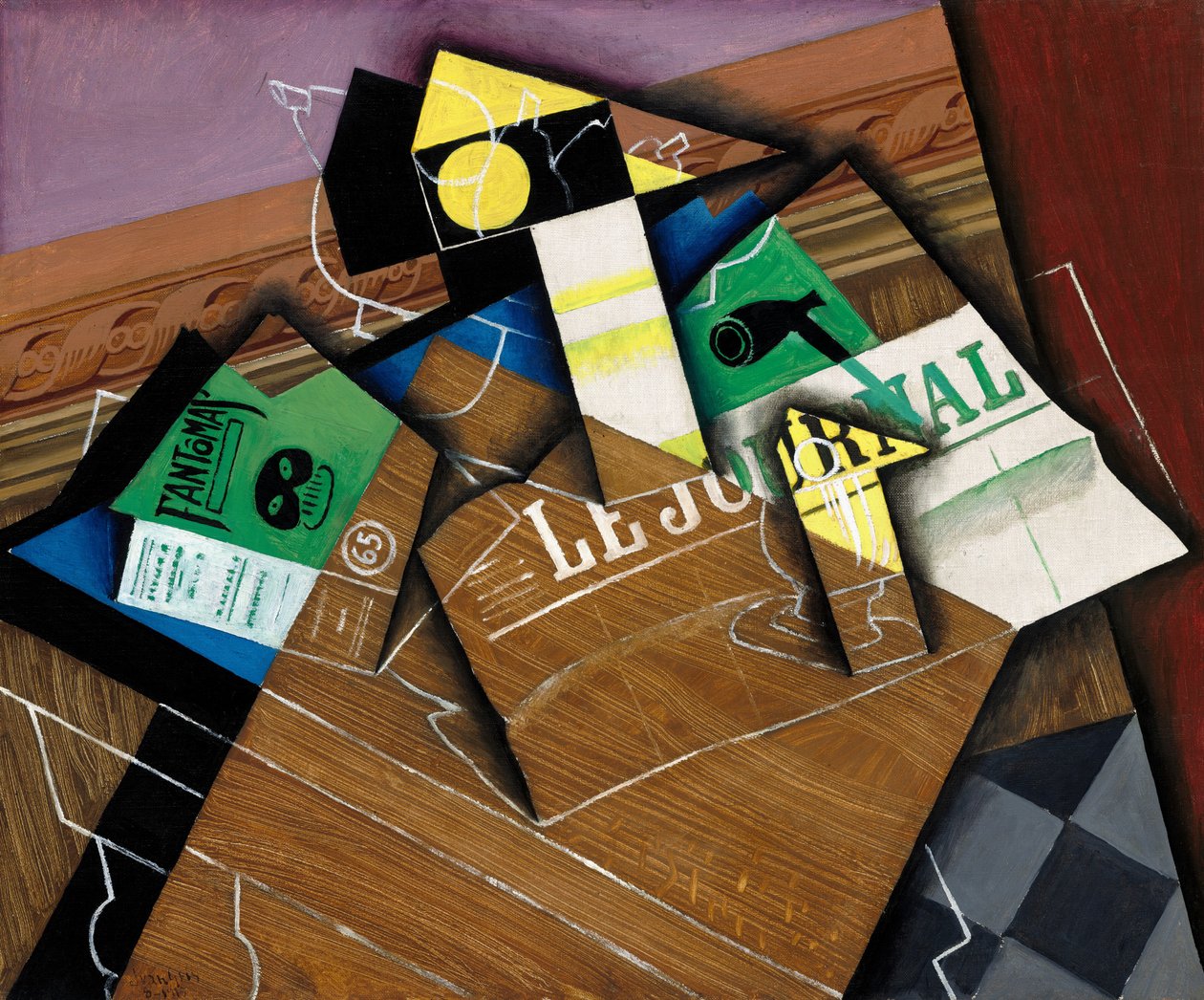 Kummitus, 1915. tekijältä Juan Gris