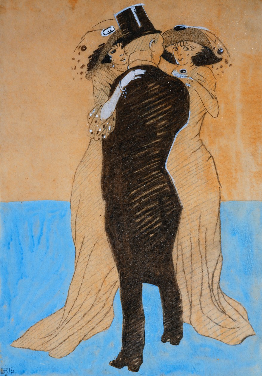Imartelua, 1908 tekijältä Juan Gris