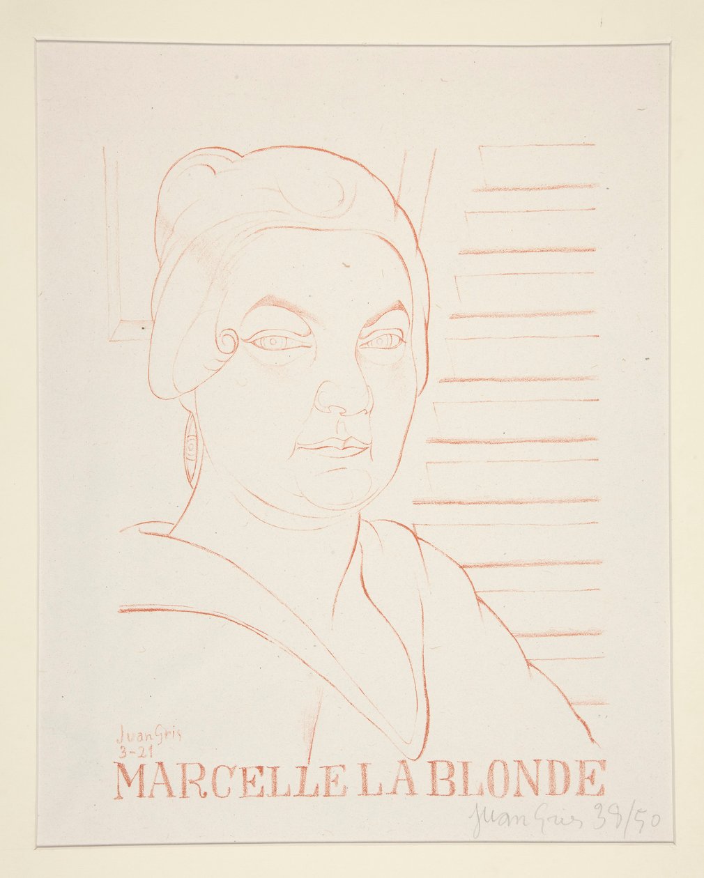 Marcelle La Blonde tekijältä Juan Gris