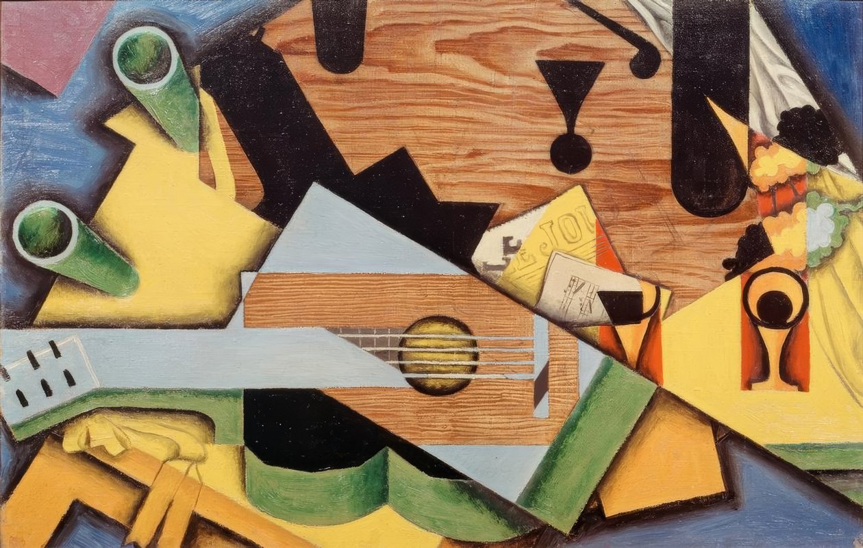 Nature morte à la guitare tekijältä Juan Gris