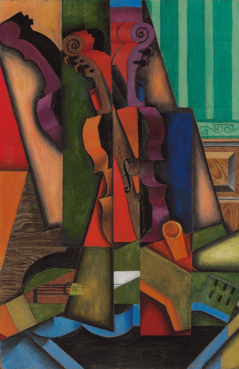Viulu ja kitara tekijältä Juan Gris