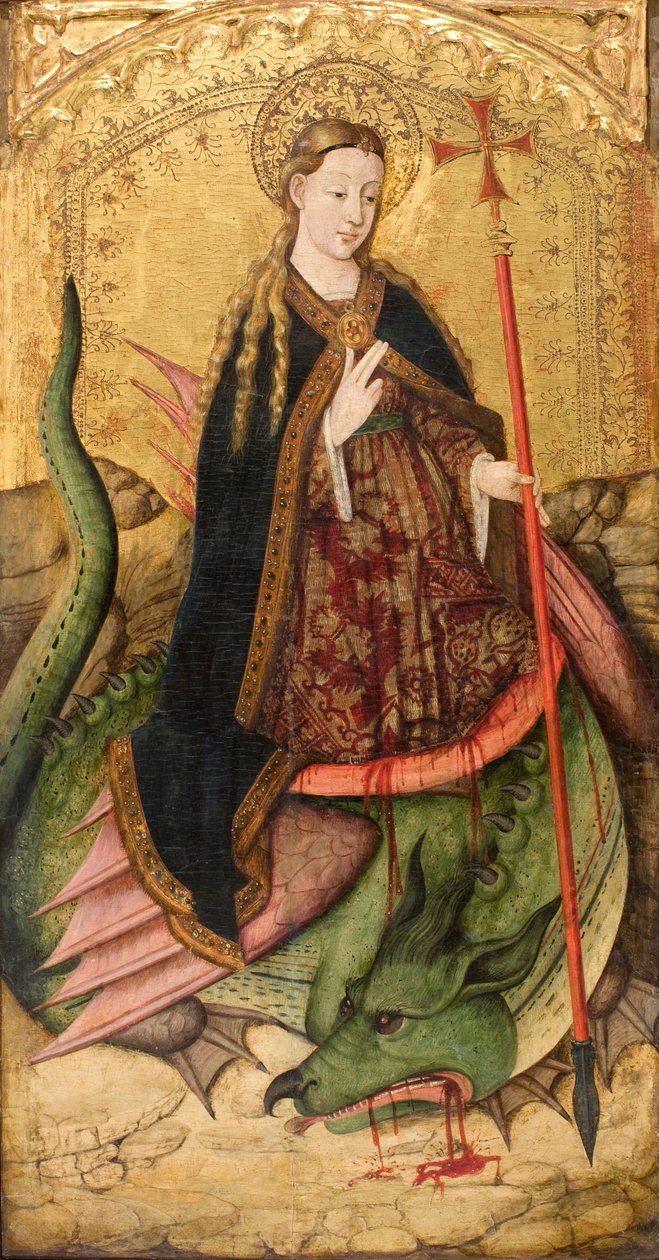 Pyhä Margaret, vuodelta 1455 tekijältä Juan Rexach