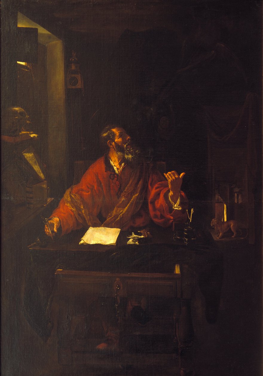 Saint Jerome tekijältä Juan Ribalta