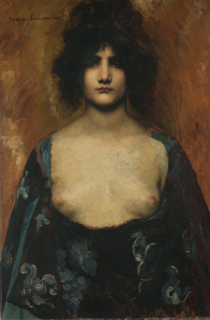 Itämainen tyttö, noin 1890-1895. tekijältä Juana Romani