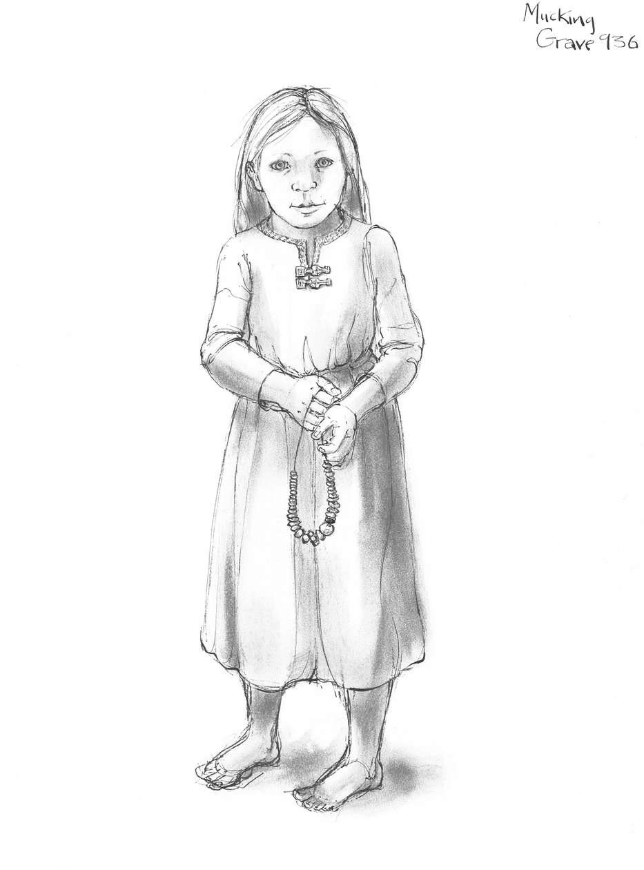 Anglosaksinen tyttö, 5.-10. vuosisata, 1990-2010 tekijältä Judith Dobie