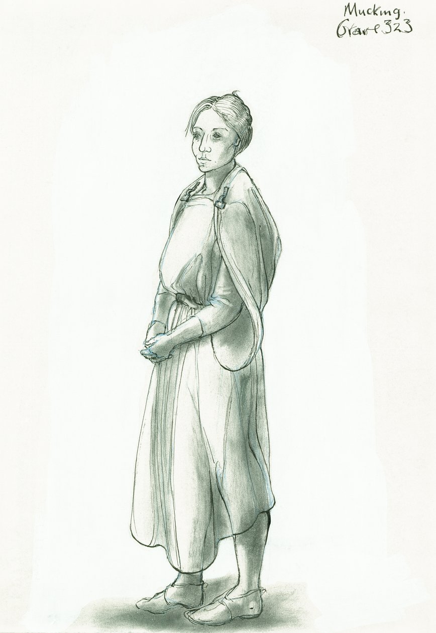 Anglosaksinen nainen, 5.–10. vuosisata, 1990–2010 tekijältä Judith Dobie