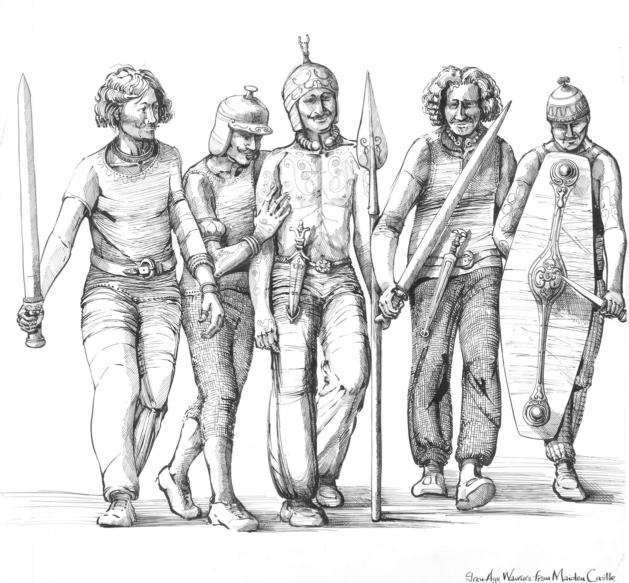 Rautakauden soturit, Esihistoria, c1990-2010 tekijältä Judith Dobie