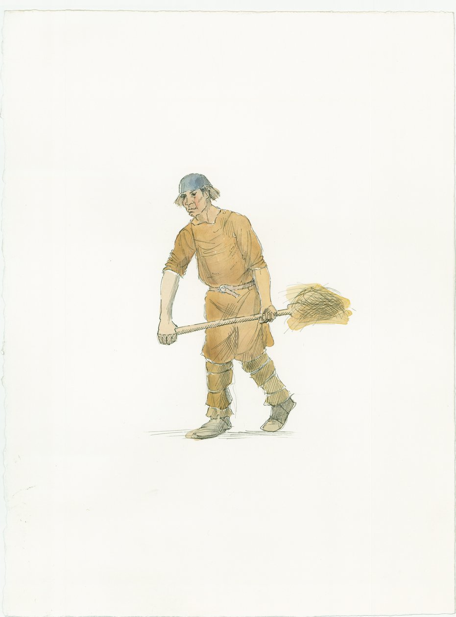 Saksilainen maanviljelijä, c1066 2015. tekijältä Judith Dobie
