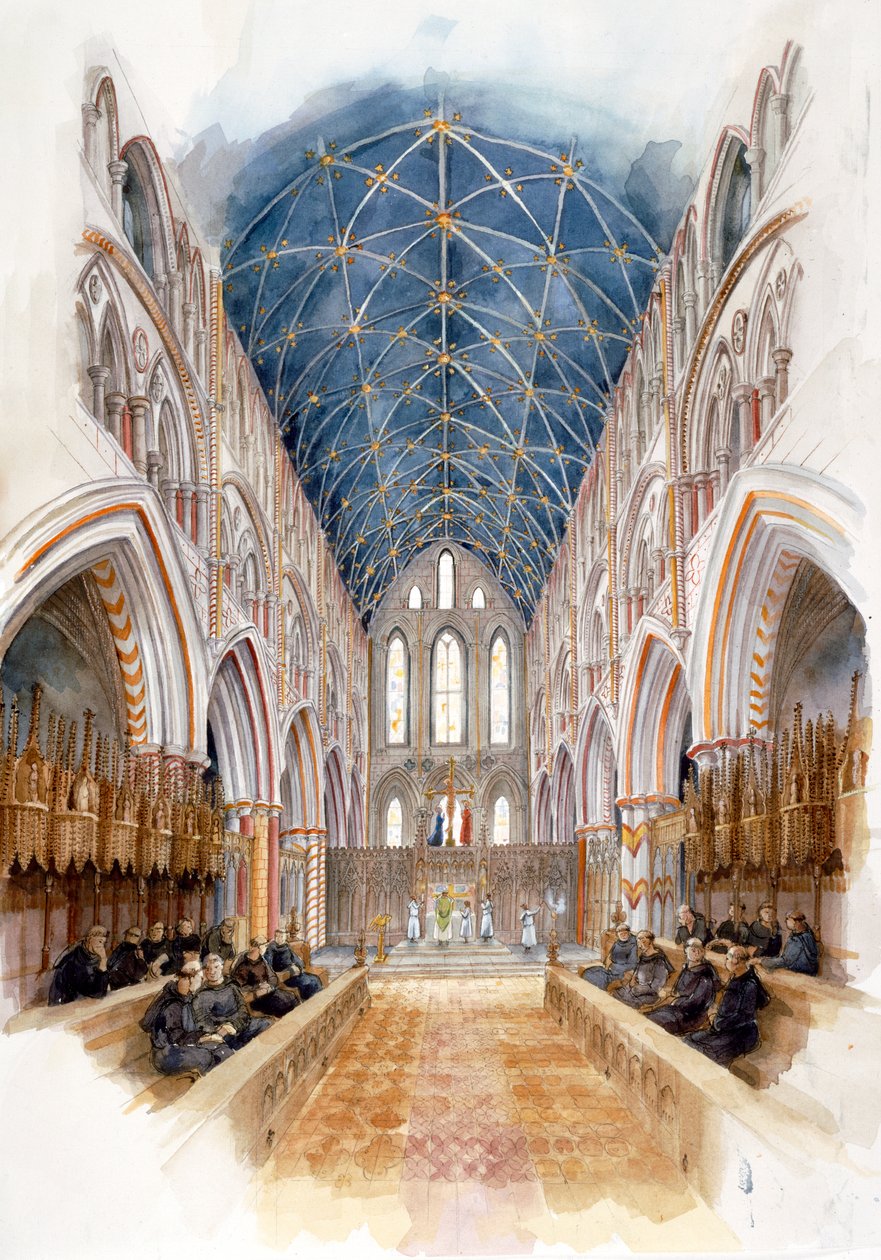 Whitby Abbey, 1500, c1990-2010 tekijältä Judith Dobie