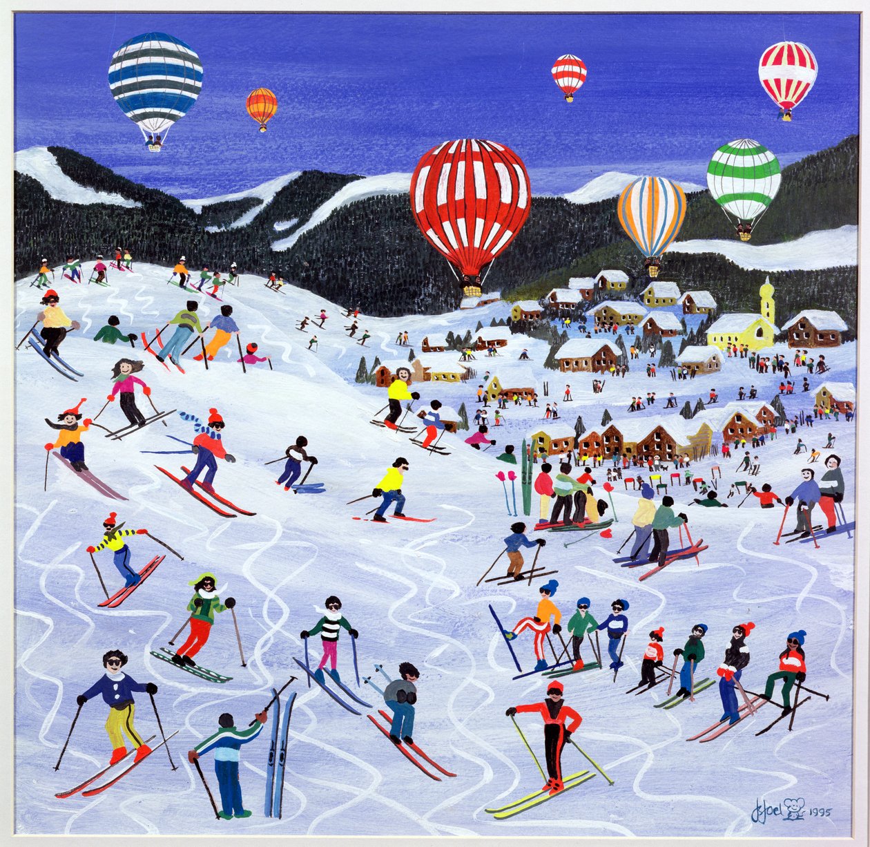 Ilmapallolento rinteen yli, 1995 tekijältä Judy Joel