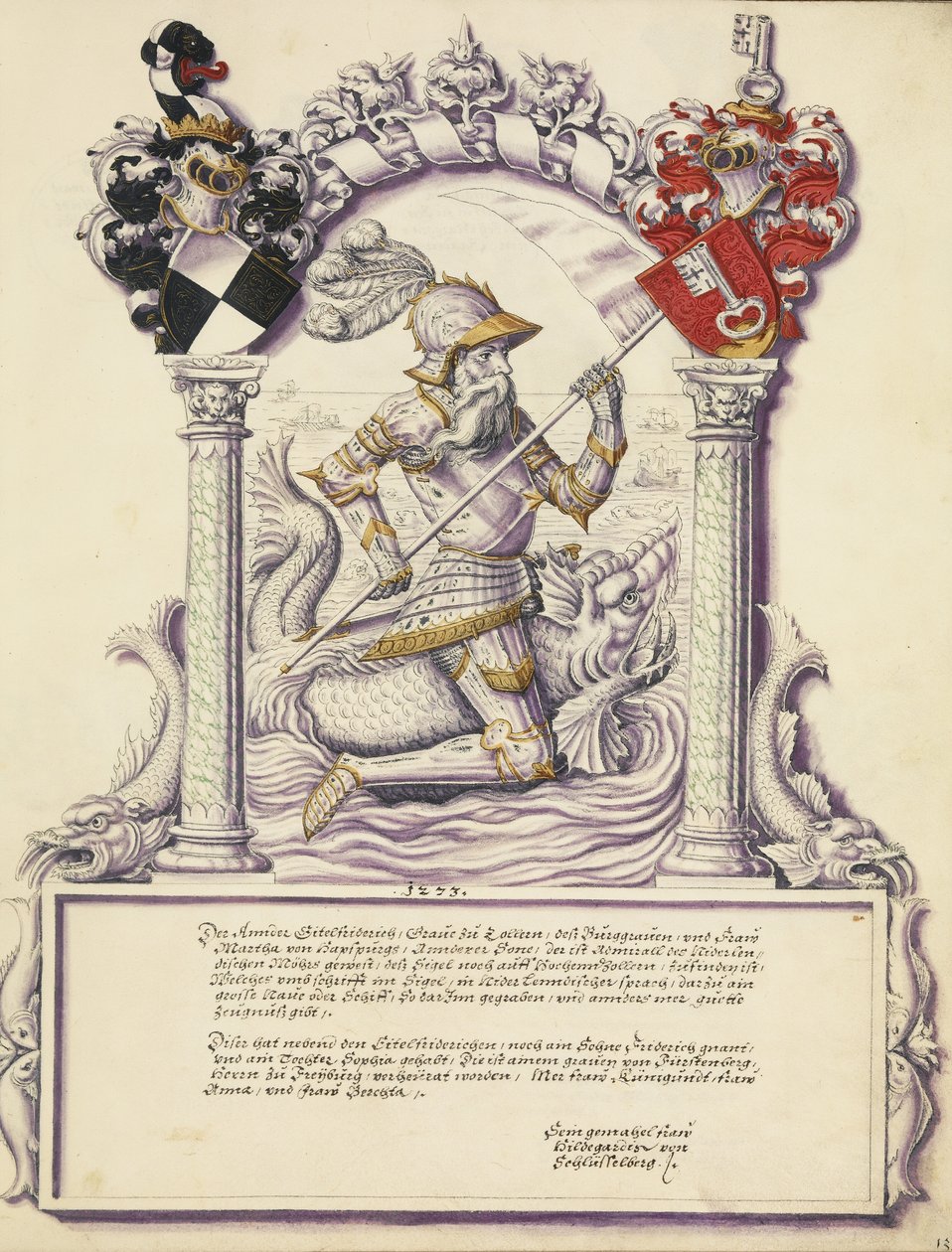 Eitelfriedrich II Hohenzollern tekijältä Jörg Ziegler