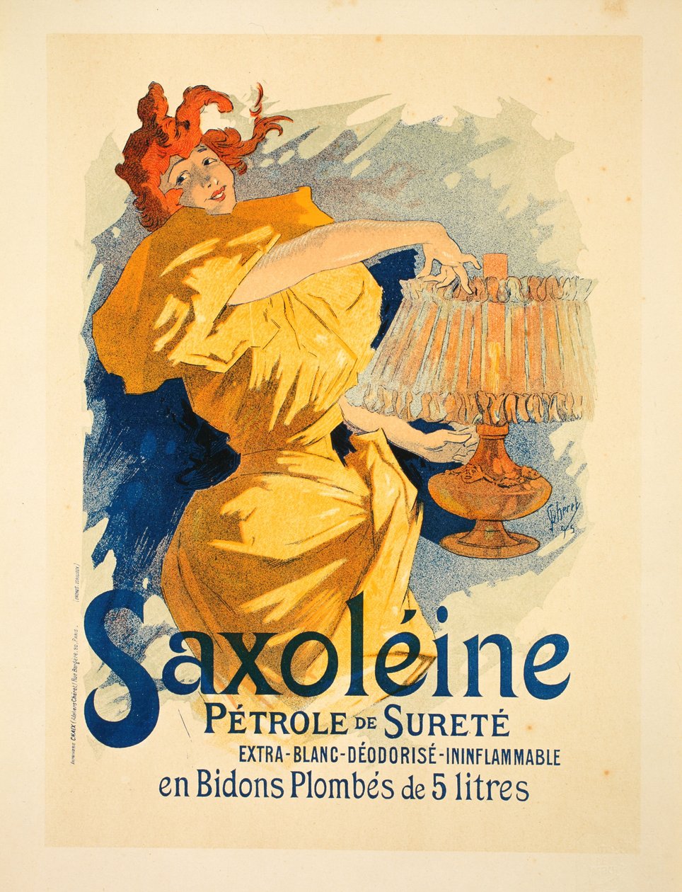 Saxoléine, 1896 tekijältä Jules Cheret