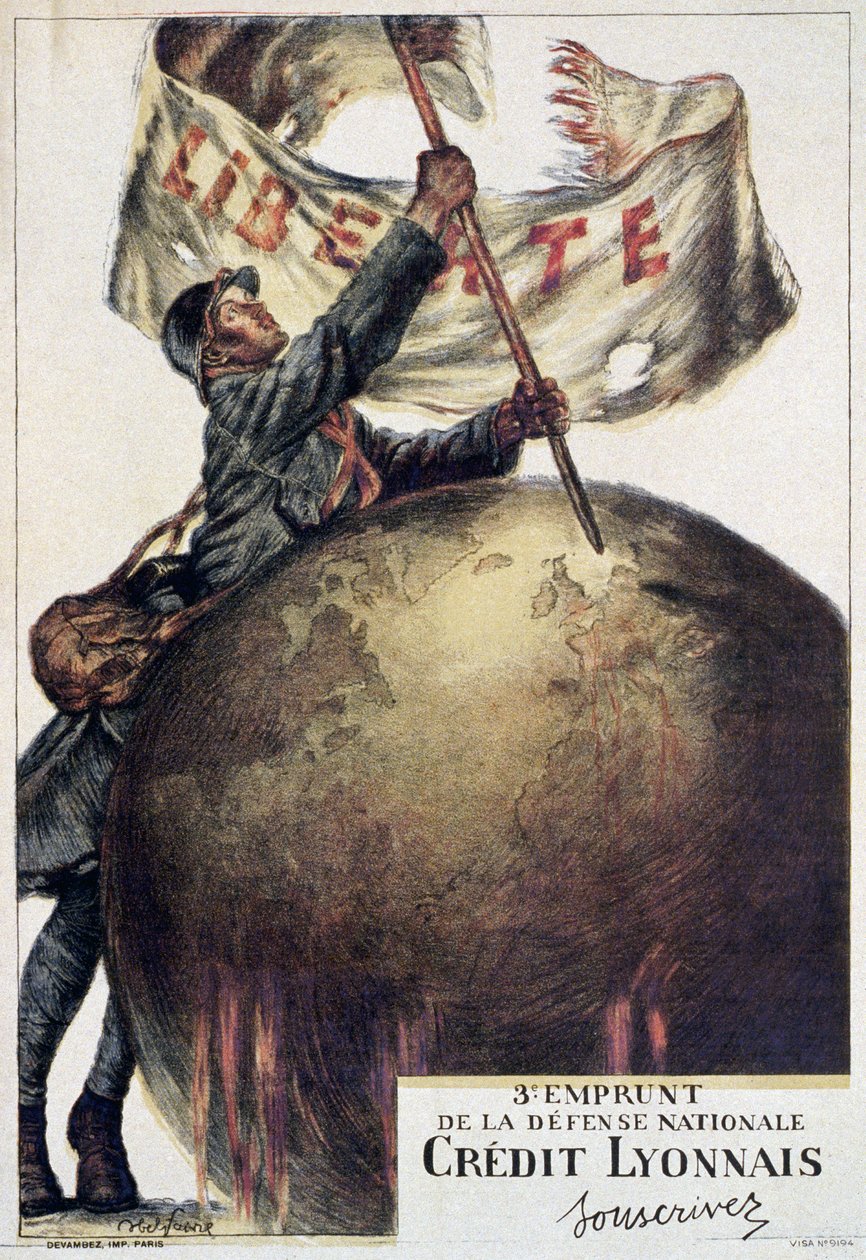 Kolmas maanpuolustuslaina, 1917 tekijältä Jules Abel Faivre