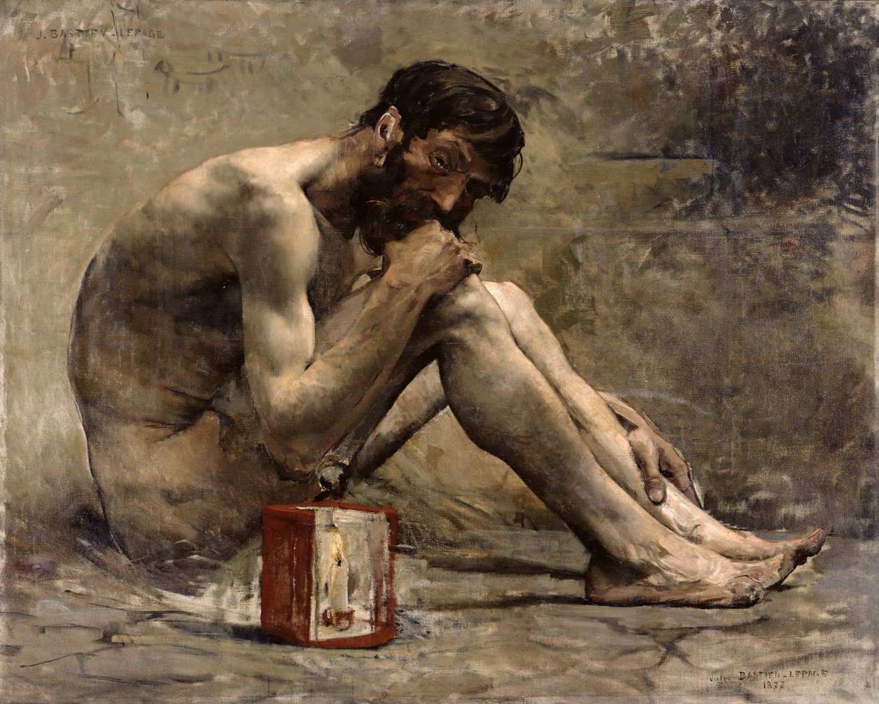 Diogenes, 1905 tekijältä Jules Bastien Lepage