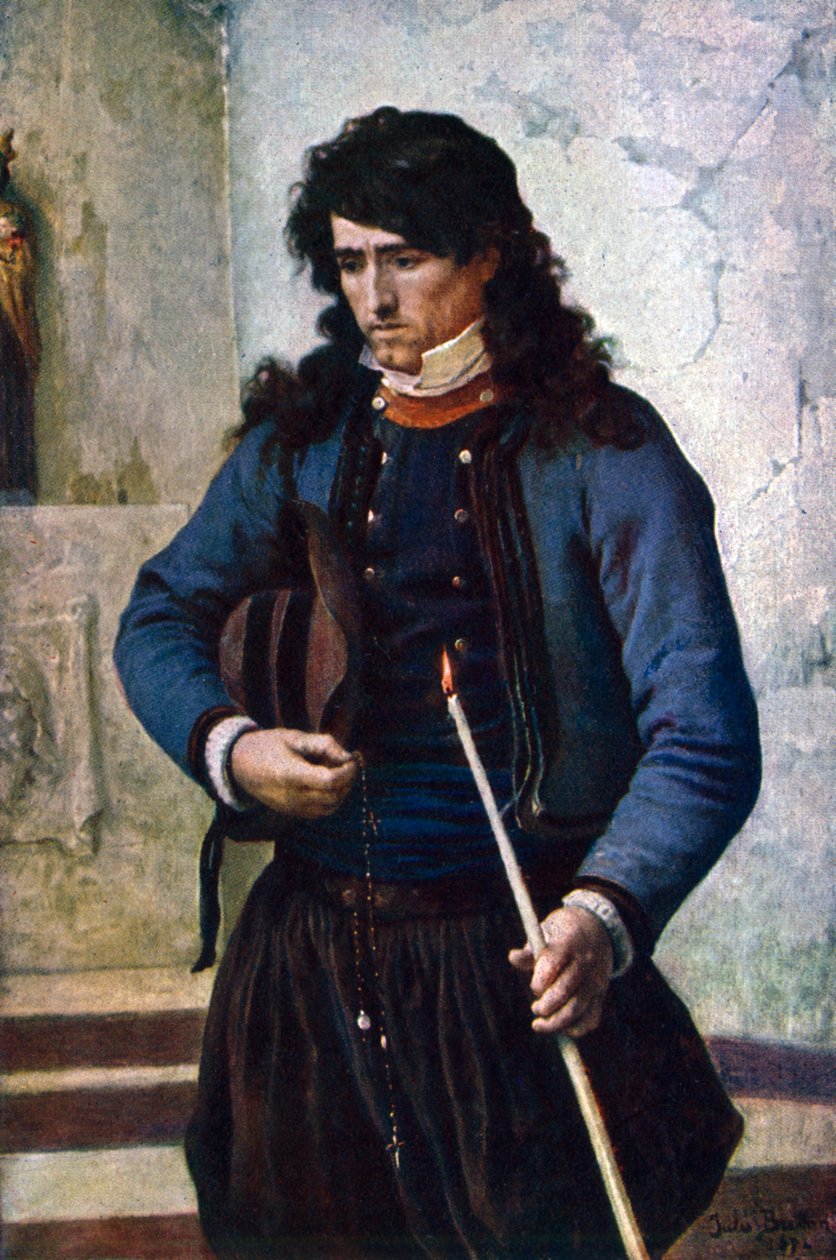 "Kommunikaattori", 1902-1903 tekijältä Jules Breton