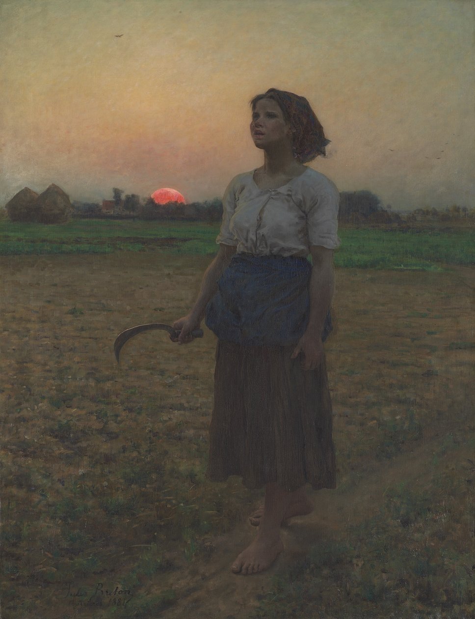 The Song of the Lark, 1884 tekijältä Jules Breton