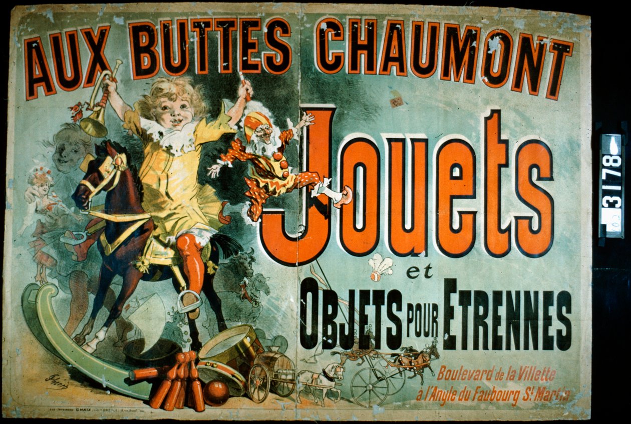 Buttes Chaumontissa, 1885 tekijältä Jules Cheret