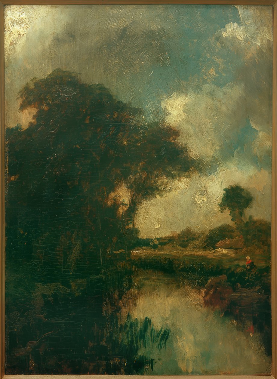 Flusslandschaft tekijältä Jules Dupré