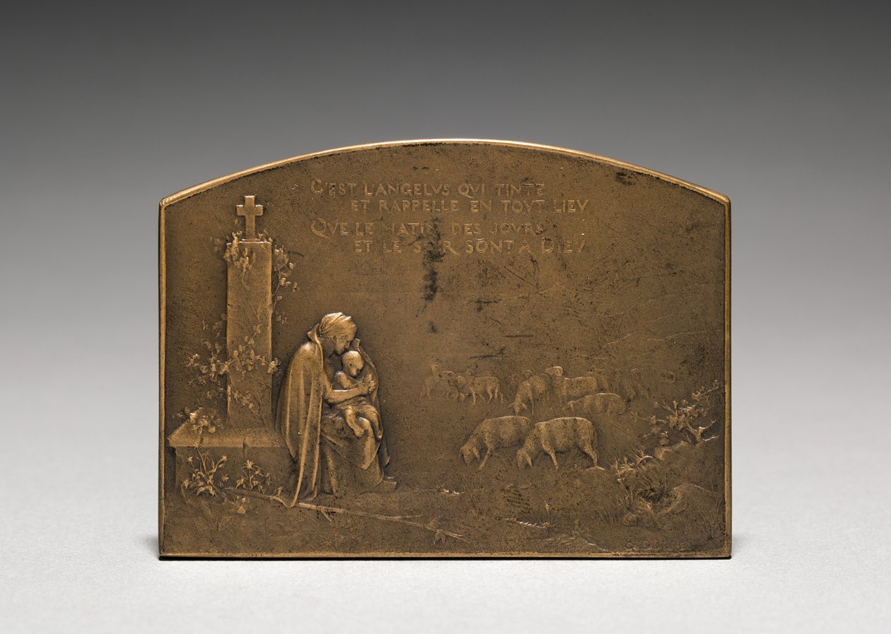 Medaljonin kääntöpuoli. tekijältä Jules Dupré