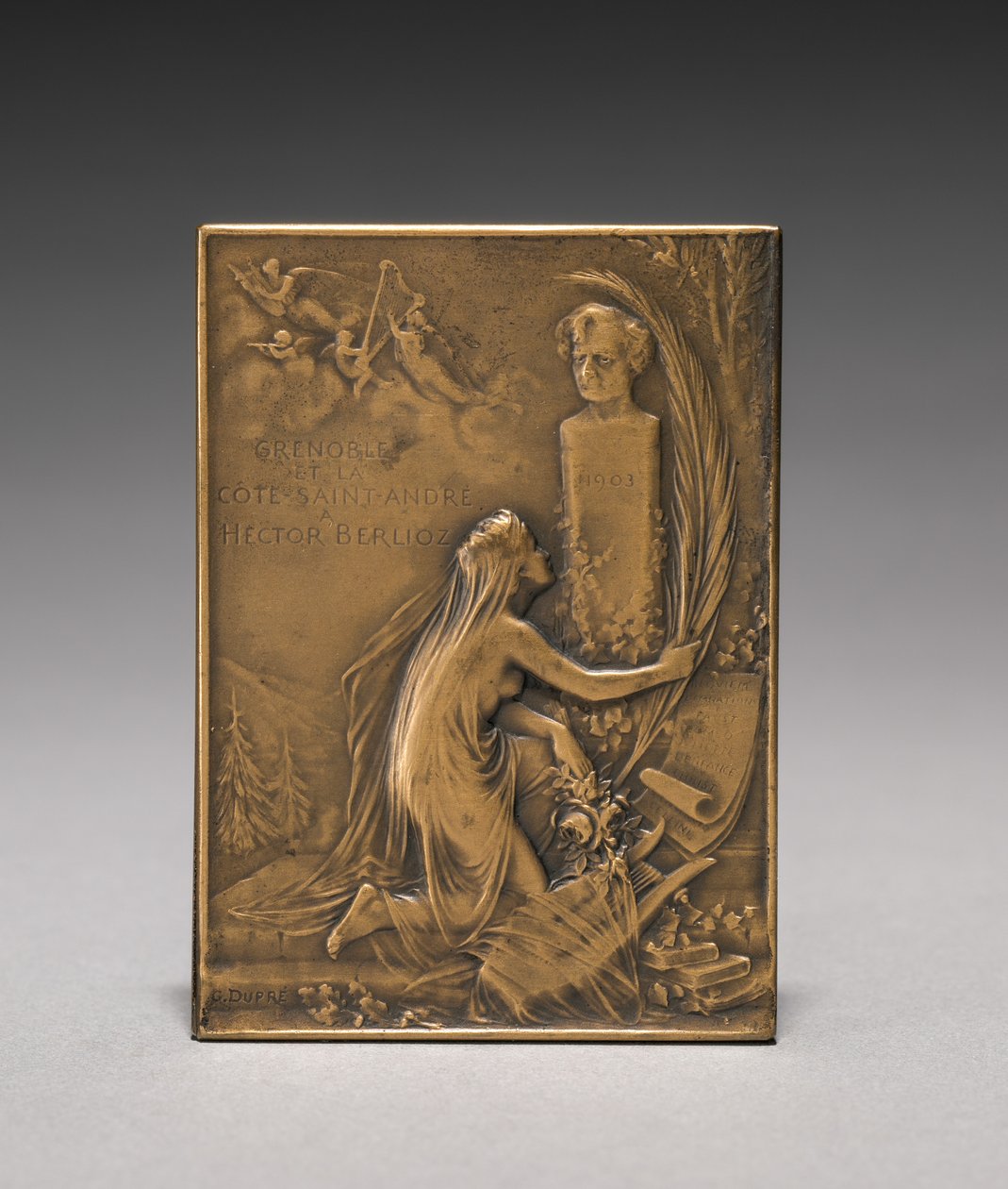 Medaljonin kääntöpuoli, 1903. tekijältä Jules Dupré