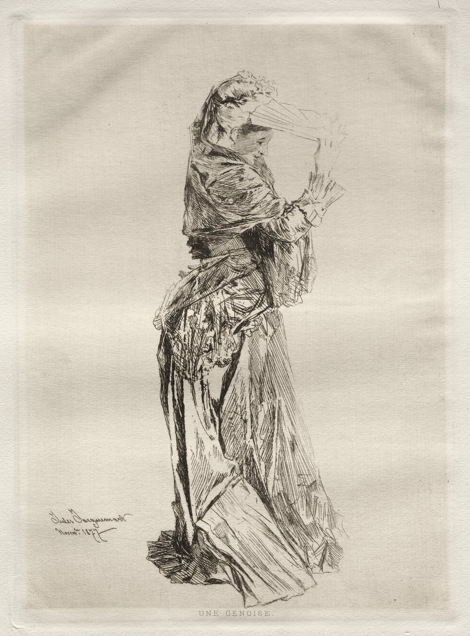 Genoise, 1877. tekijältä Jules Ferdinand Jacquemart