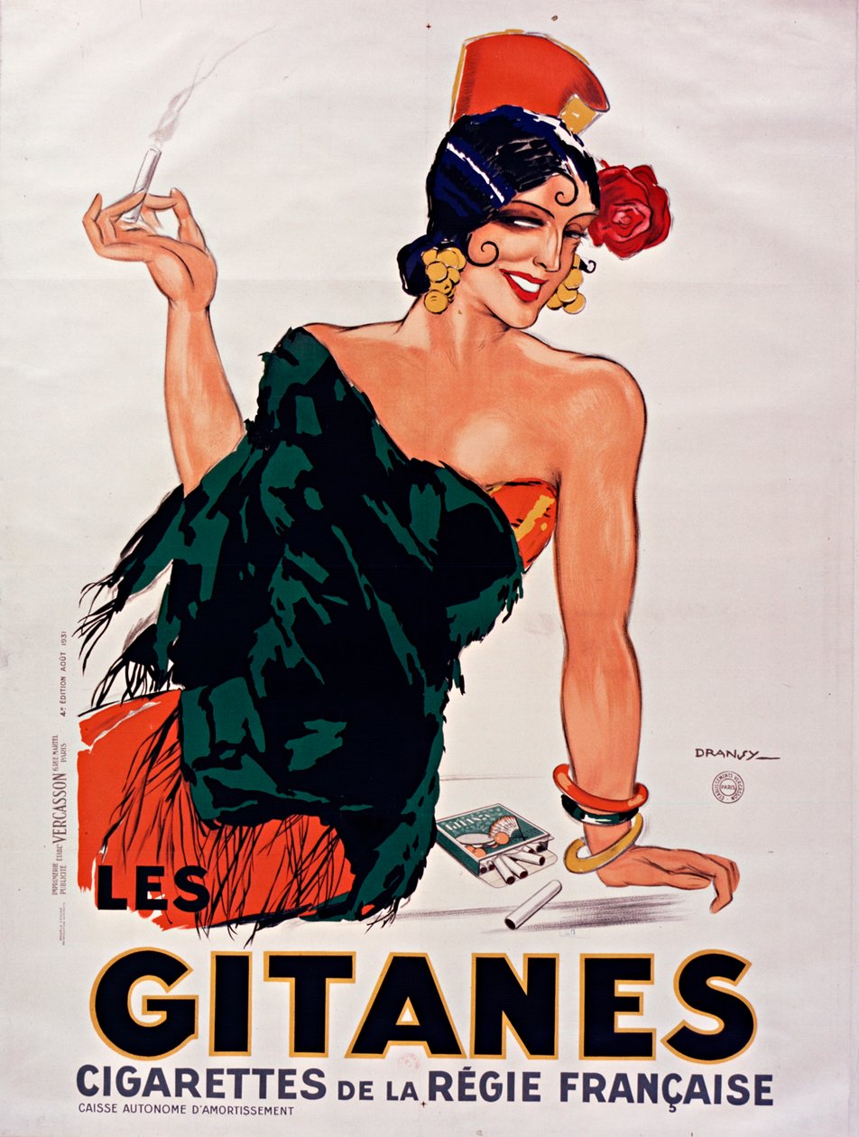 Savukkeet Gitanes, 1931. tekijältä Jules Isnard Dransy