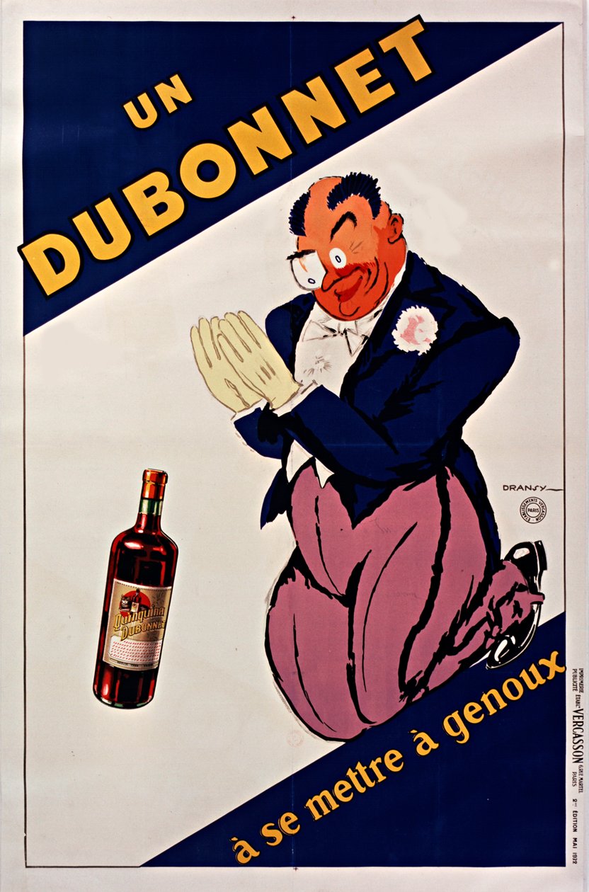 Dubonnet polvistumaan, 1932. tekijältä Jules Isnard Dransy