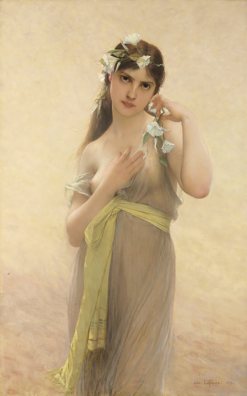 Morning Glory, 1879. tekijältä Jules Joseph Lefebvre