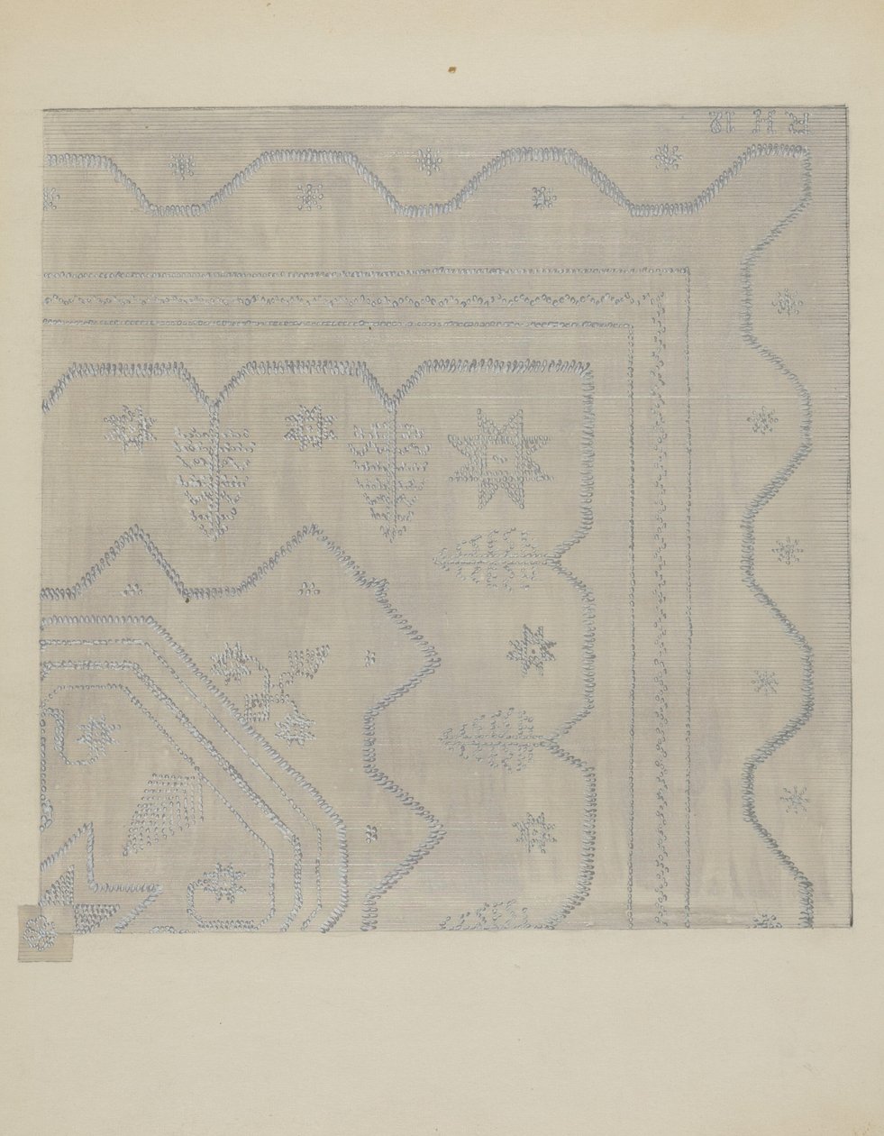 Candlewick Coverlet Woven, n. 1936. tekijältä Jules Lefevere