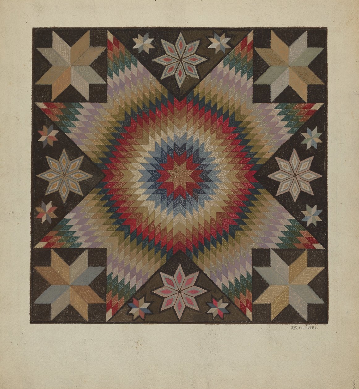 Koukkumatto, c. 1936. tekijältä Jules Lefevere