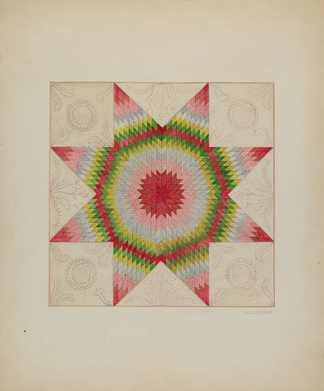 Patchwork Quilt, c. 1936. tekijältä Jules Lefevere