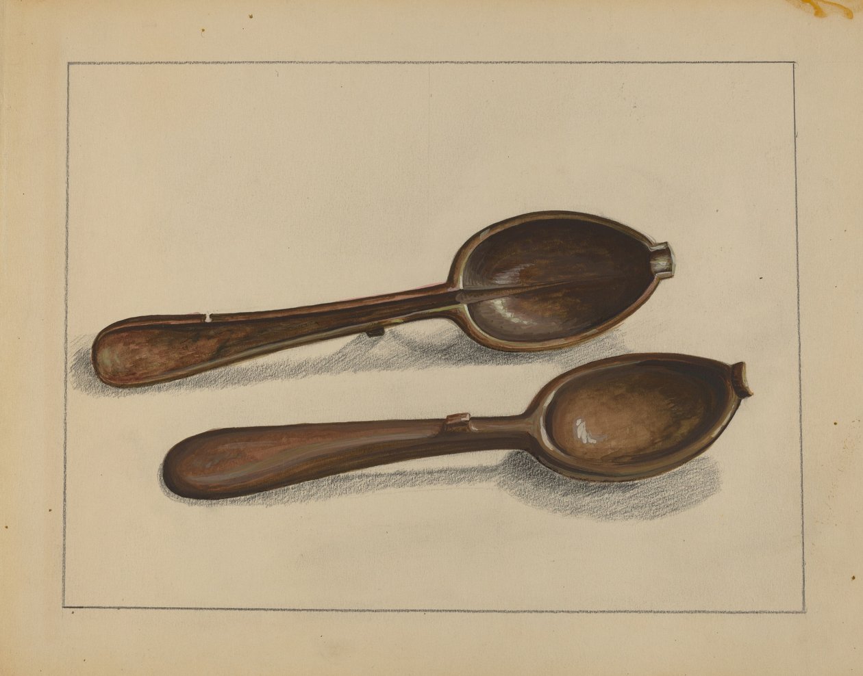 Ruokalusikallinen muotti, c. 1936. tekijältä Jules Lefevere
