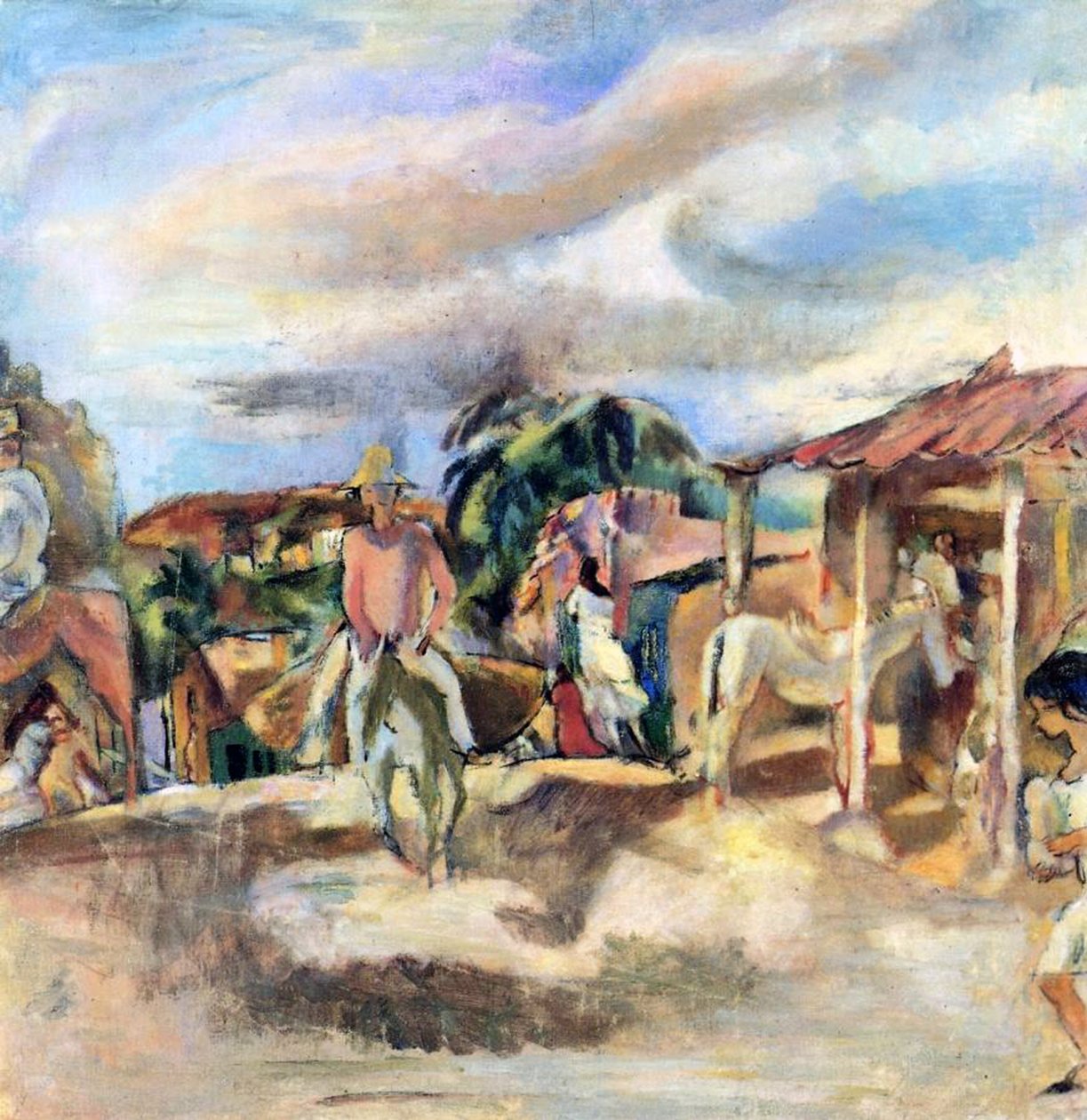 Kuubalainen kylä tekijältä Jules Pascin