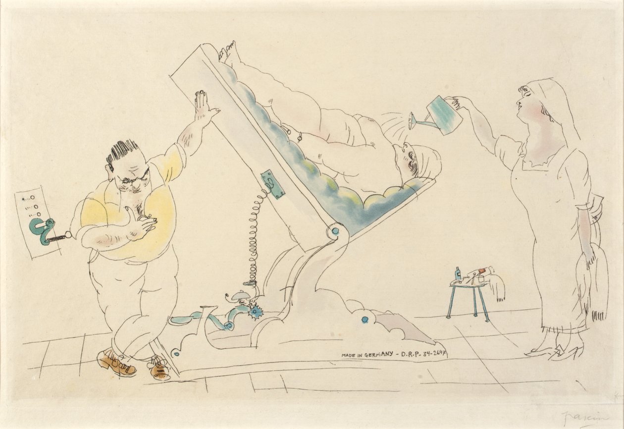 Kauneussalonki--"säästeliäs" tekijältä Jules Pascin