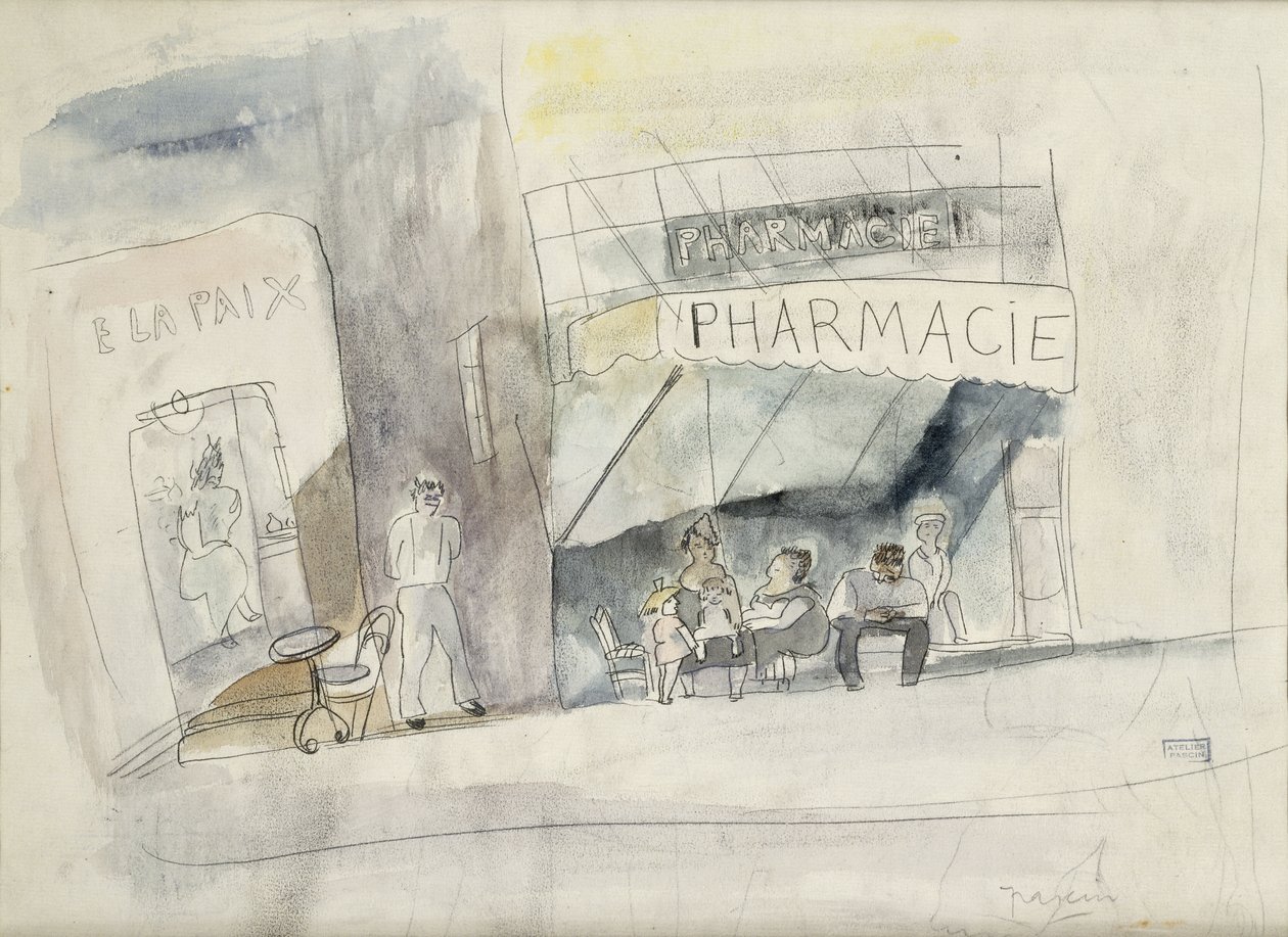 Apteekki, tekijältä Jules Pascin