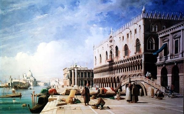 The Quayside, Venetsia tekijältä Jules Romain Joyant