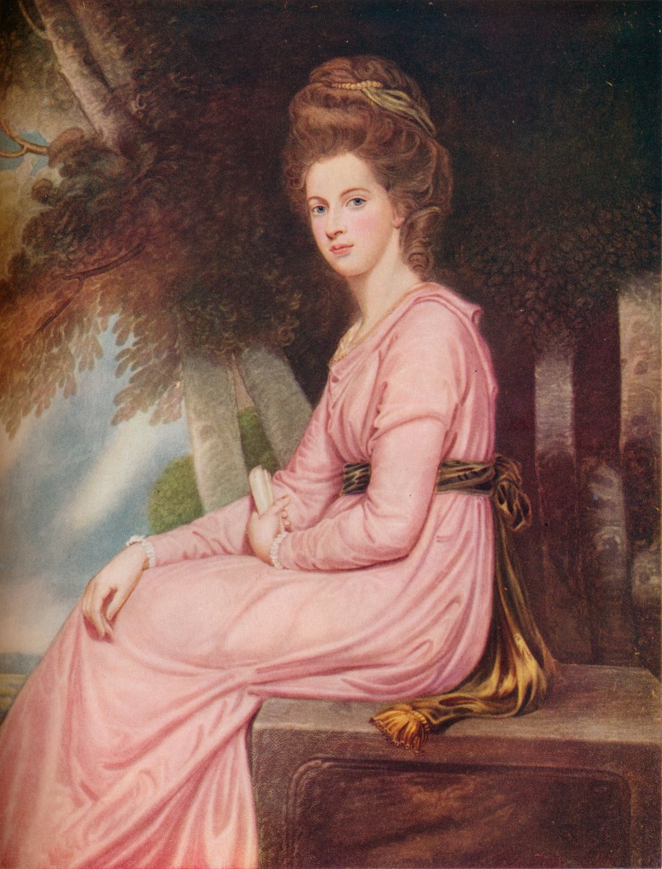 Caroline kreivitär Carisle, 1700-luku, 1913 tekijältä Jules Simon Payrau