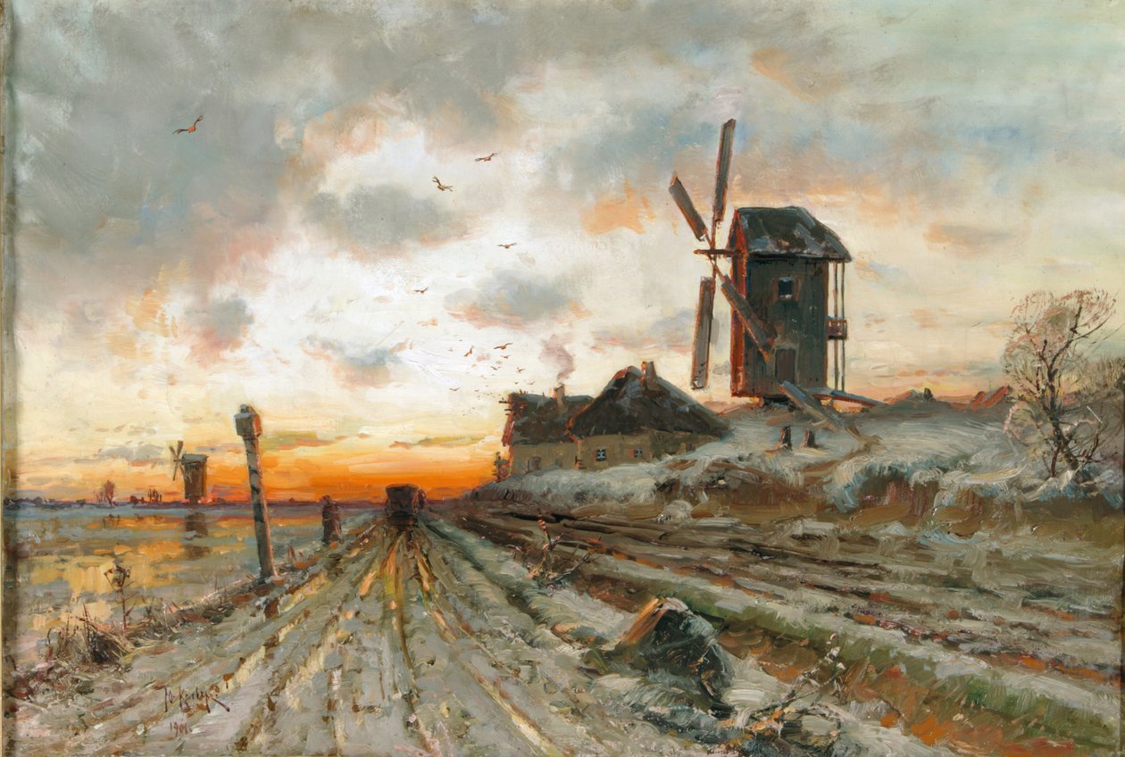 Varhainen kevät, 1906 tekijältä Juli Julievich Klever