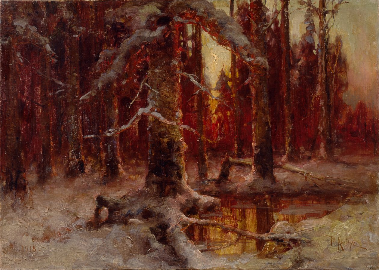 Ilta tulee, 1918 tekijältä Juli Julievich Klever