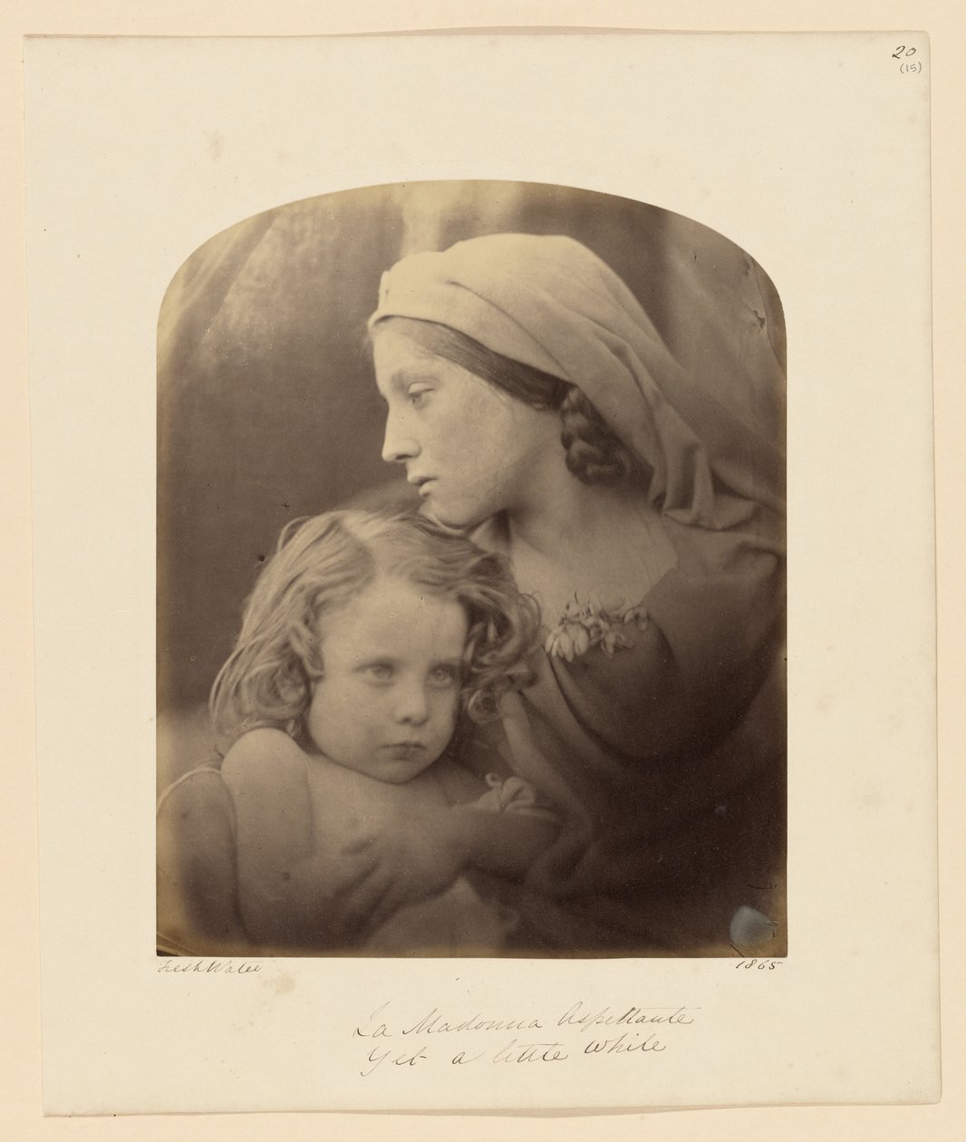 La Madonna Aspettante/Yet a little while (Vielä vähän aikaa) tekijältä Julia Margaret Cameron