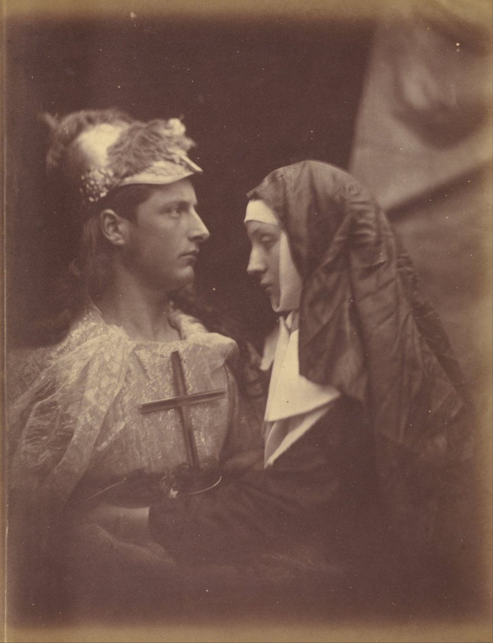 Sir Galahad ja kalpea nunna tekijältä Julia Margaret Cameron