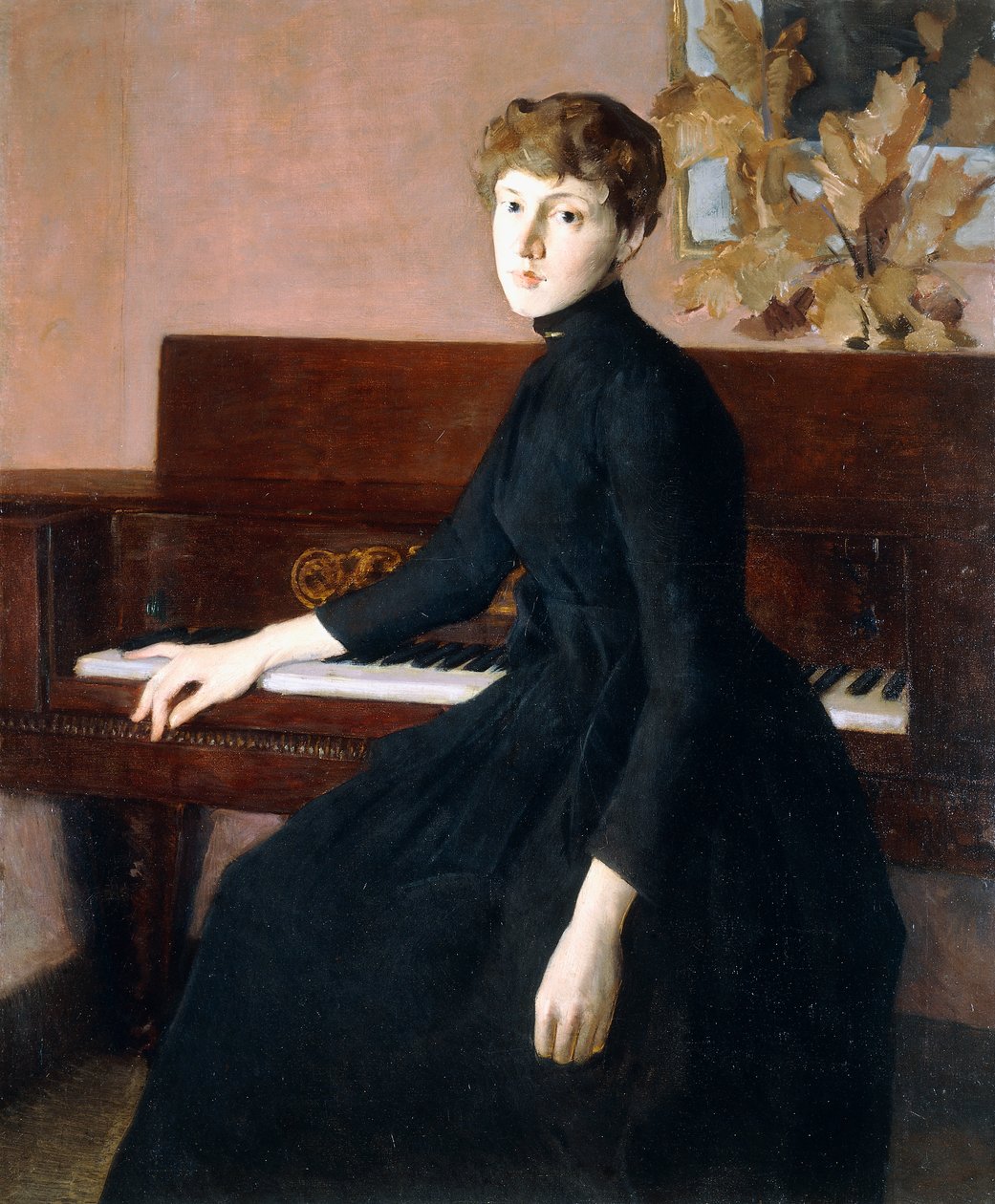 Pianon ääressä, tekijältä Julian Alden Weir