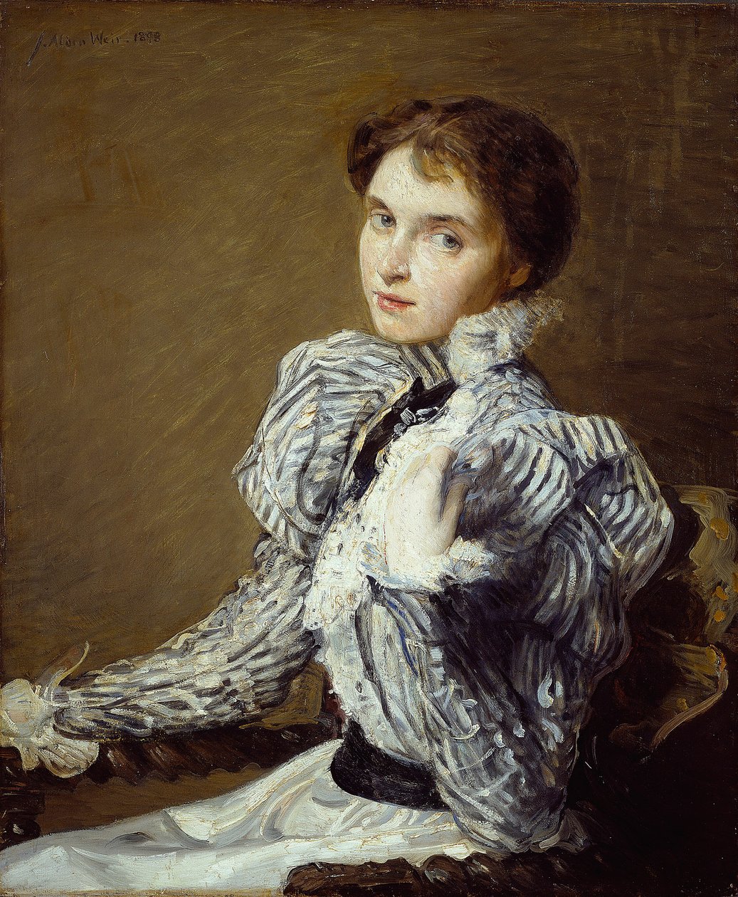 Grey Bodice, 1898. tekijältä Julian Alden Weir