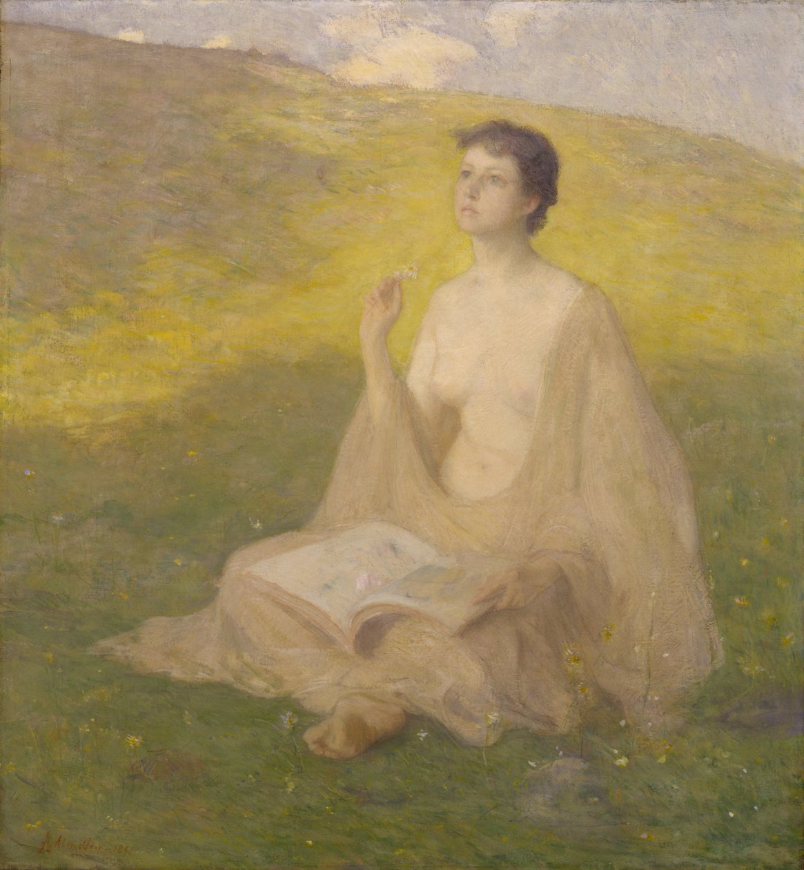 Avoin kirja, 1891. tekijältä Julian Alden Weir