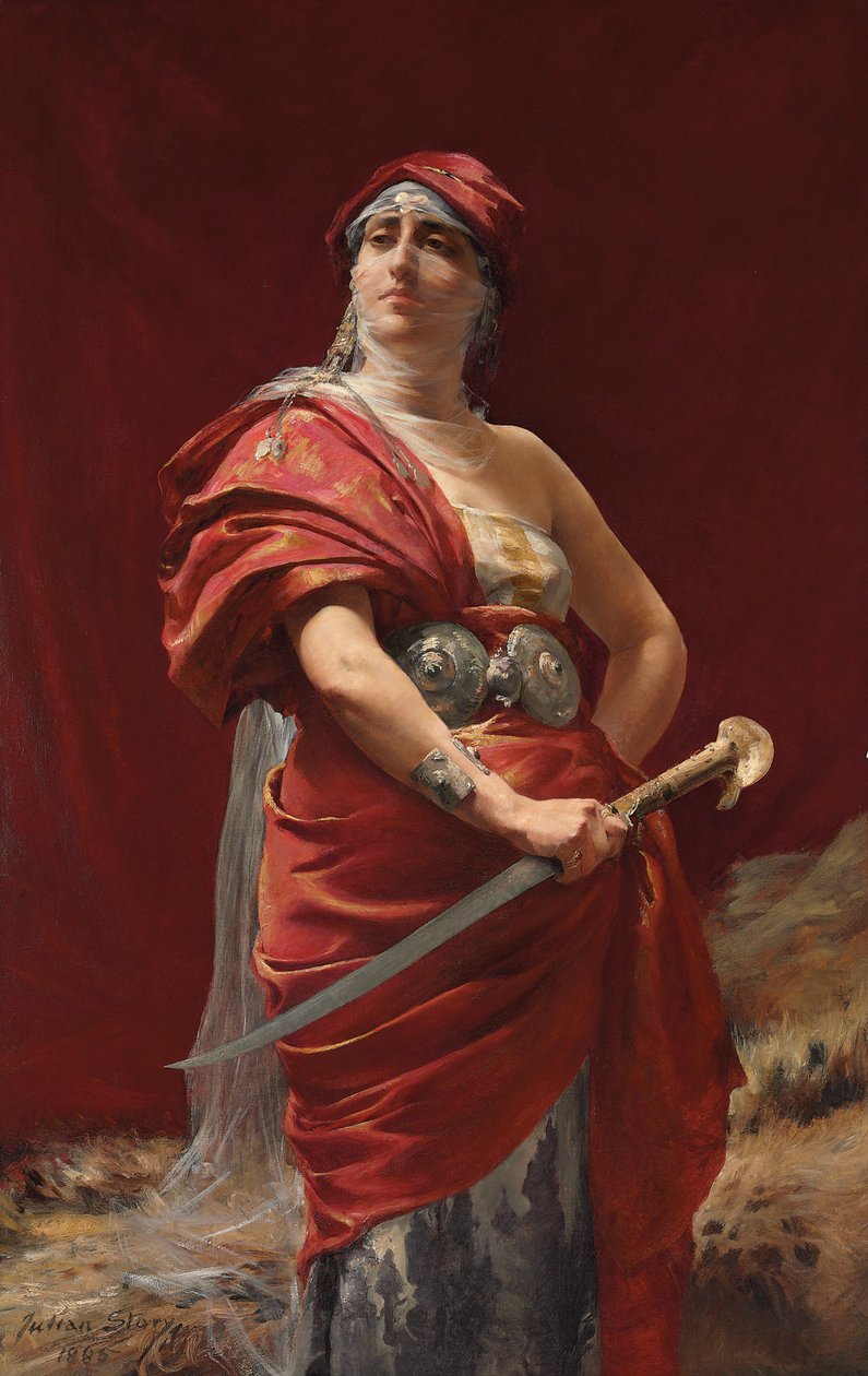 Tragedienne, 1885 tekijältä Julian Russell Story