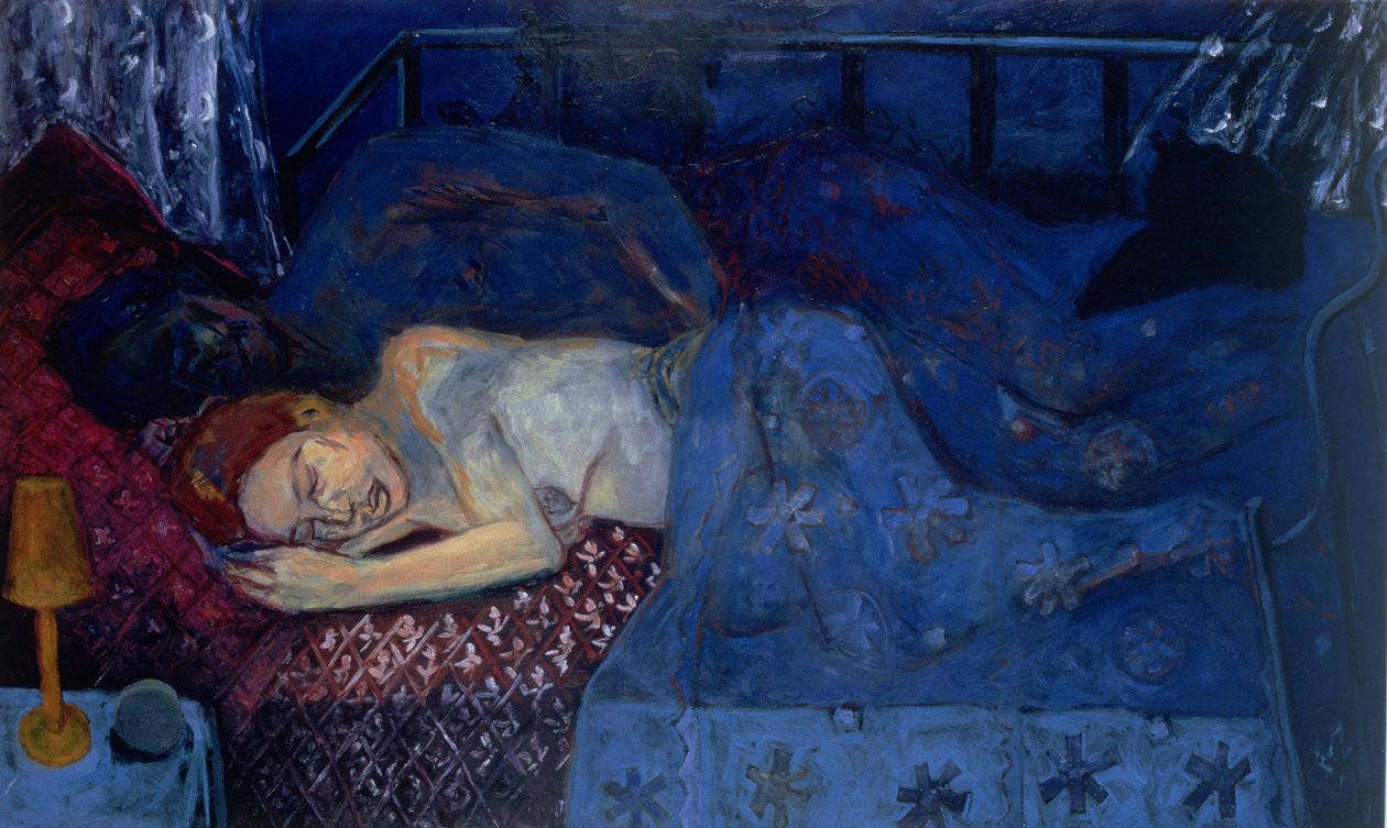 Nukkuva pariskunta, 1997 tekijältä Julie Held