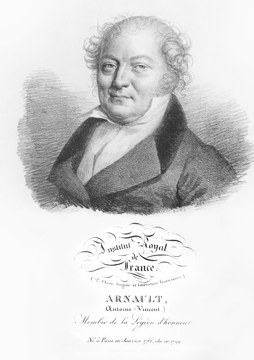 Vincent Antoine Arnault tekijältä Julien Leopold Boilly